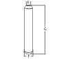 Preview: Satz Einlass- & Auslassventile + Ventilführungen 100 mm für Hanomag R 16 D 19 R 217 Motor D 14